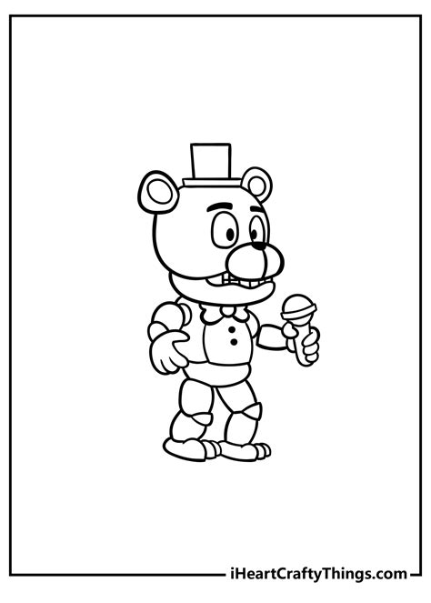 Five Nights At Freddys Coloring Pages Free Printables