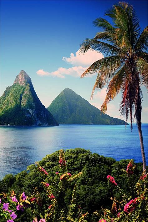 The Scenery Is Simply Stunning On St Lucia This Small Jewel Of An