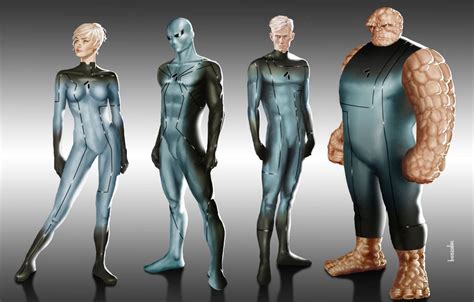Fantastic Four Redesign By Bonzulac On Deviantart Fantastic Four