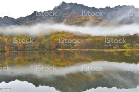 Autumn Colors Of Kagamiike Nagano Japan Stock Photo Download Image