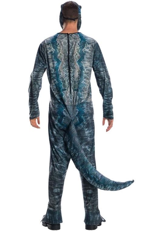 Adult Velociraptor Blue Jurassic World Fancy Dress Costume