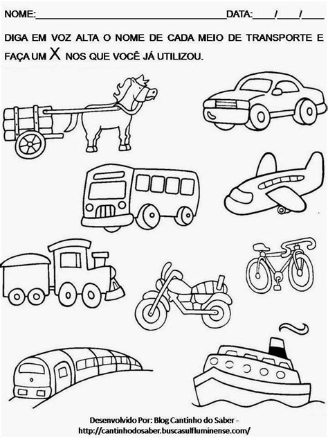 A Black And White Drawing Of Different Types Of Cars Trucks And Boats