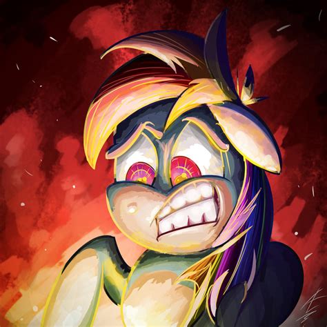 Rainbow Dash Scared By Tony Retro On Deviantart