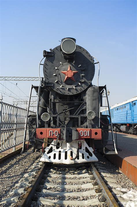 Russian Steam Locomotive P 0001 Victory Photograph By Igor Sinitsyn