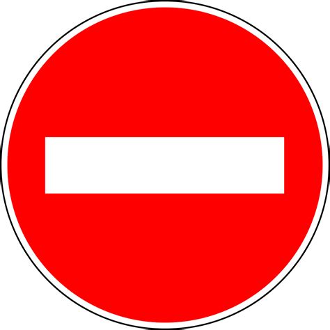 No Entry Traffic Sign Sign Png Picpng