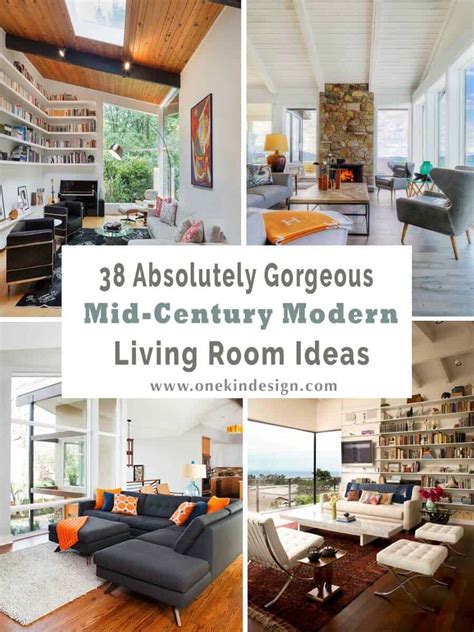 38 Absolutely Gorgeous Mid Century Modern Living Room Ideas