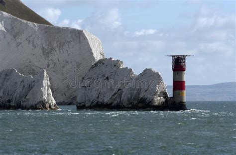 The Needles Lighthouse Isle Of Wight Uk Editorial Photography Image