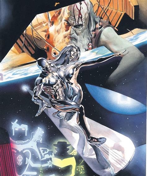 The Silver Surfer By Alex Ross There Is Lots Of Science Fiction