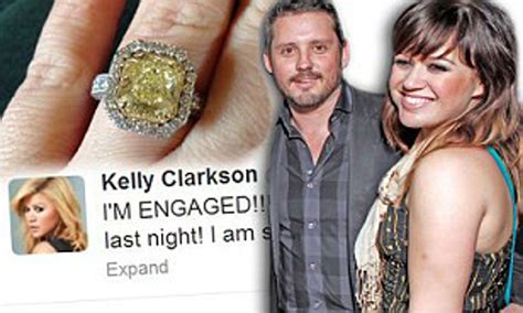 kelly clarkson engagement ring
