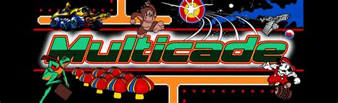 Multicade Arcade Marquee 26″ X 8″ Arcade Marquee Dot Com