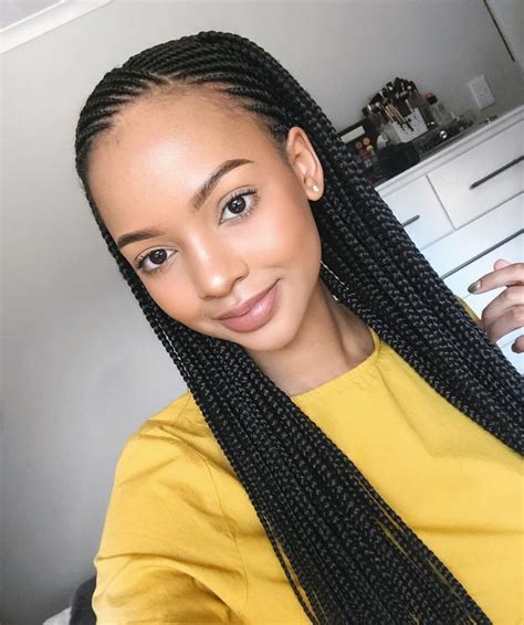As a matter of fact, you can focus on the back part of now here's a black braided hairstyle that will satisfy even the most selective of men. 13.1k Likes, 114 Comments - Mihlali Ndamase (@mihlalii_n ...