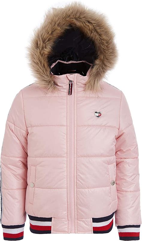 Tommy Hilfiger Baby Girls Infant Short Length Quilted Puffer Jacket