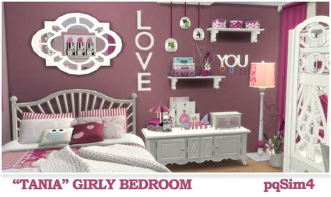 Tania Girly Bedroom At Pqsims4 Sims 4 Updates Images And Photos Finder