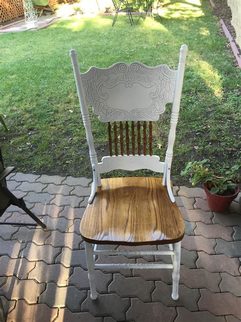 Pressback Dining Chair Iron Garden Decor