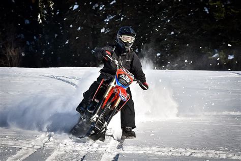 Riding A Snow Bike 101 For Sledders And Dirt Bike Riders Old Guy New