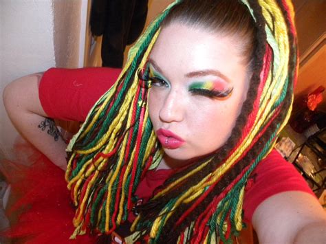 rasta makeup and hair fall by cupcakecouture4ever on deviantart
