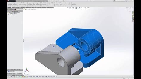 Solidworks Quick Tip How To Mirror Parts Youtube