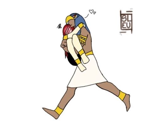 Horus Seth Египетская мифология Манхва Оп арт