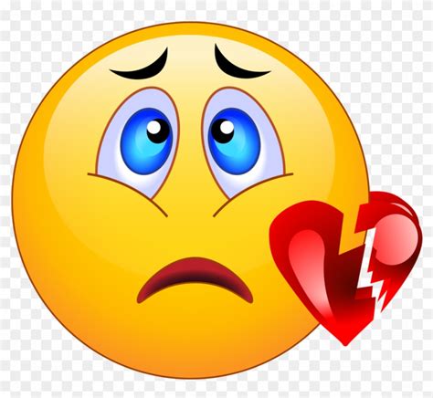 Png Pinterest Smileys Smiley And Emojis Broken Heart Sad