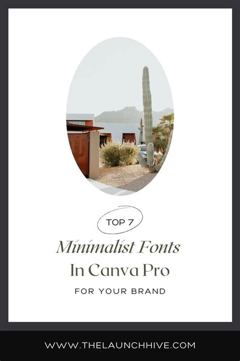 Top 7 Minimal Fonts In Canva — The Launch Hive Minimal Font