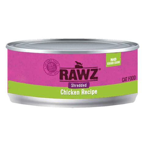 Felines have been eating raw food for thousands of years. Rawz Cat Food - Chicken - Shredded - 5.5 oz