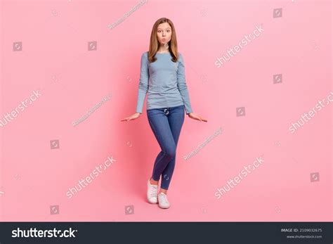 Full Length Body Size View Attractive Stock Photo 2109032675 Shutterstock