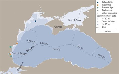 1 General Map Of The Black Sea Showing Distribution Of Underwater