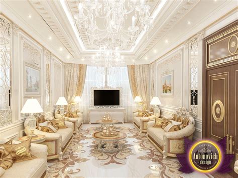 Living Room Interior Design By Luxury Antonovich Design By Luxury