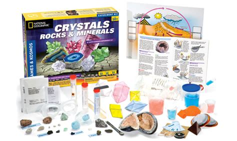 Crystals Rocks And Minerals Earth Science Experiment Kit