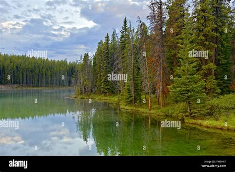 Herbert Lake Banff National Park Canada Stock Photo Alamy