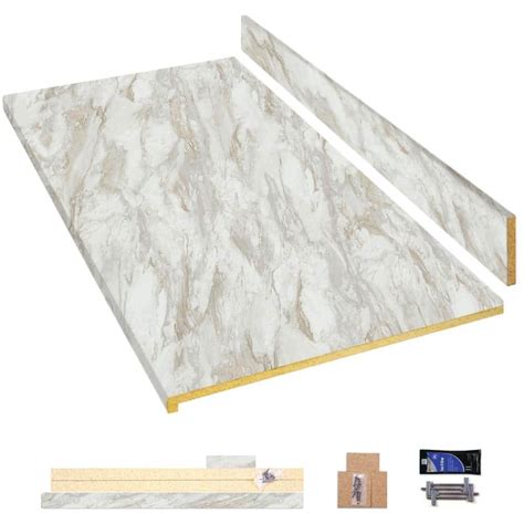 Hampton Bay 8 Ft Straight Laminate Countertop Kit Included In Textured