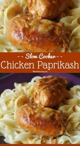 Chicken Paprikash Recipe Chicken Paprikash Slow Cooker Chicken