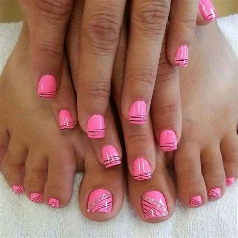 Matching Tips And Toes Toe Nails Pedicure Nail Art Summer Toe Nails