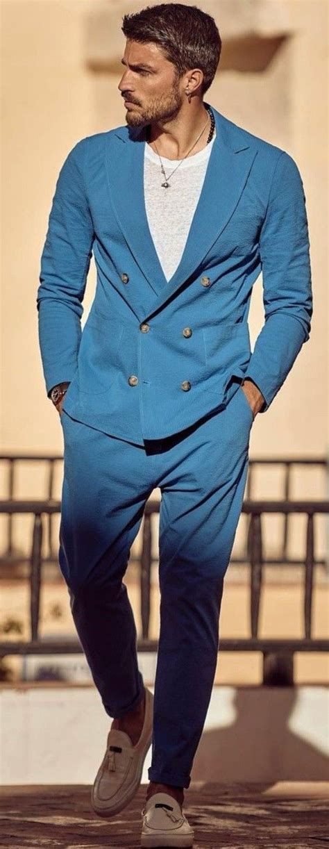 Mariano Di Vaio Blue Suit Double Breasted Suit Jacket Suit Jacket