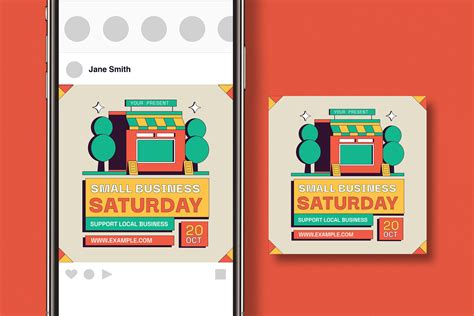 Small Business Saturday Flyer Set Graphic By Bignoodle · Creative Fabrica