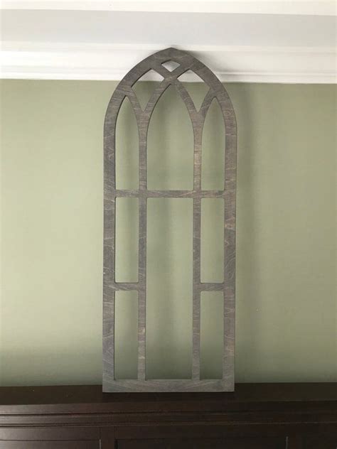 Cathedral Arch Vintage Inspired Style Faux Window Frame Etsy Faux
