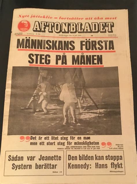 Aftonbladet Juli M Nniskans F Rsta Steg K P P