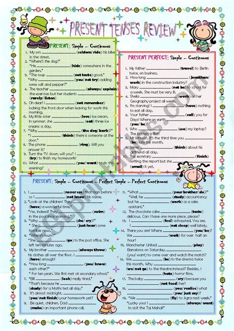 Future Tenses Review English Esl Worksheets For Dista