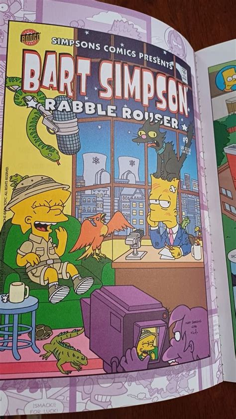 Bart Simpson Big Bratty Book Of Bart Simpson Hobbies And Toys Books And Magazines Comics