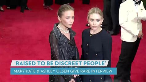 Mary Kate Olsen Reveals Why She And Twin Sister Ashley Are Discreet People In Rare Interview