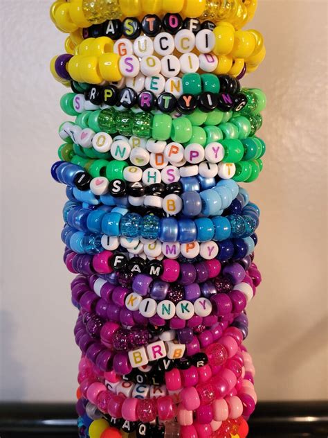 Kandi Bracelets Random 10 Pack Etsy