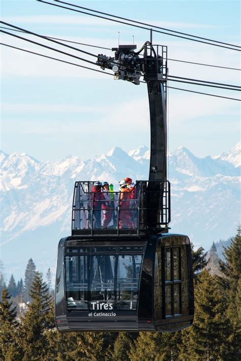 Inaugurata In Val D Ega Una Funivia Cabrio Per Volare Sul Catinaccio Montagna TV