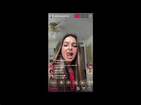 .addison rae (@addisonraee) on instagram: Addison Rae Instagram Live (3/16/2020) - YouTube