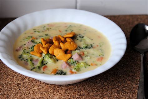 Stick Pony Creations Broccoli Cheese Soup With Ham Broccoli Cheese
