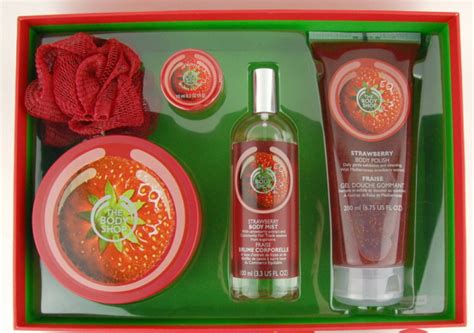 Gift sets for her body shop. The Body Shop Strawberry Bath & Body Holiday Gift Set ...