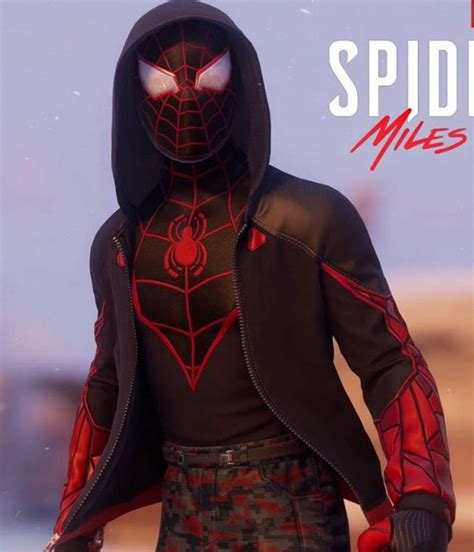 Spider Man Miles Morales The End Leather Jacket Hoodie Jackets Masters