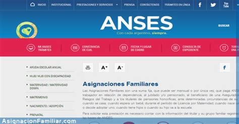 El fin de esta página es informar de manera gratuita las fechas de cobro. Anses cuando cobro asignacion familiar • Info Anses