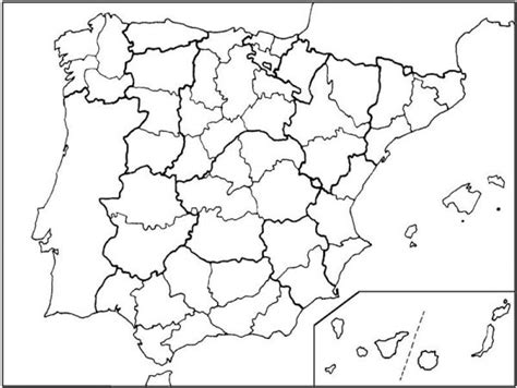 Mapas De España Para Colorear Y Descargar Colorear Imágenes