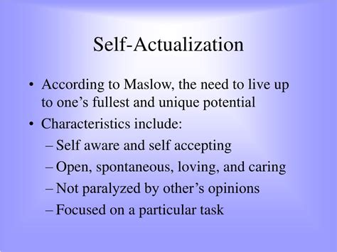 無料ダウンロード Characteristics Of Self Actualization Maslow 865699