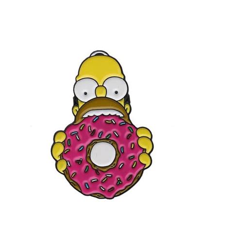 Homer Simpson Pin Enamel Etsy